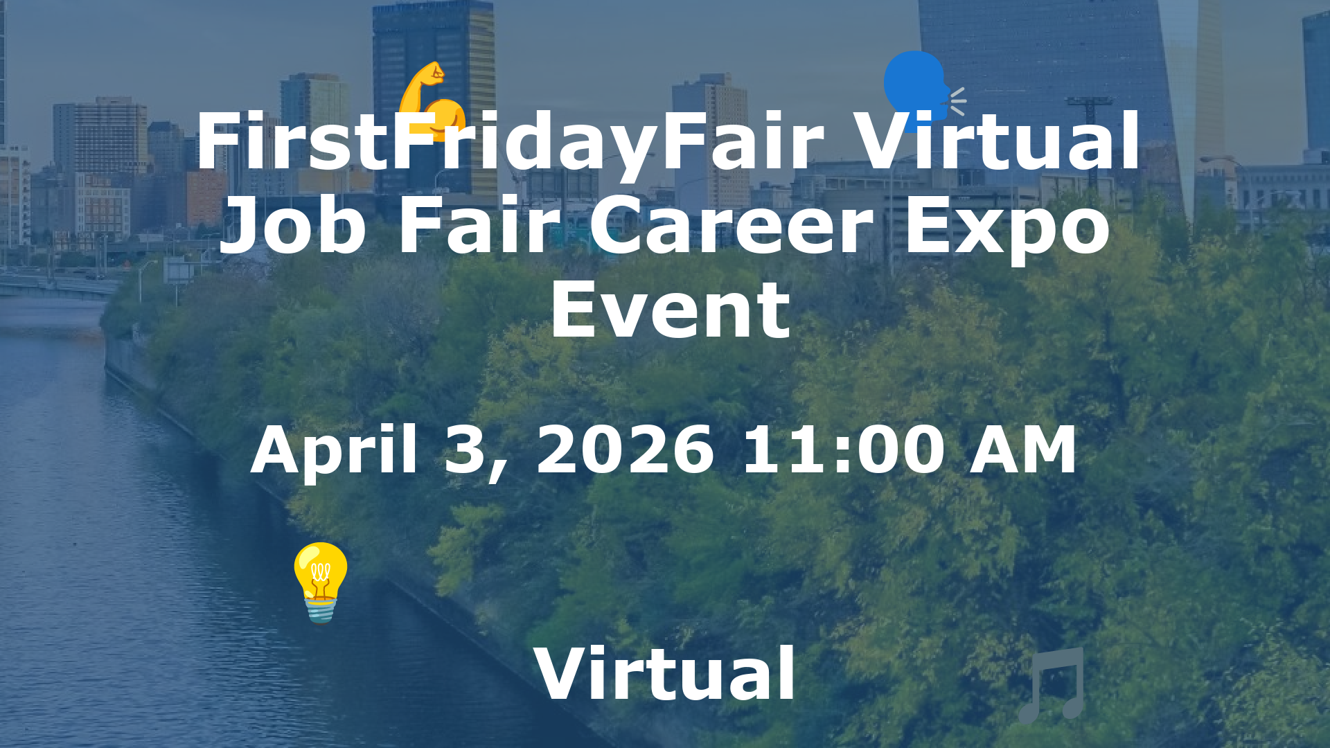 FirstFridayFair Virtual Job Fair Career Expo Event event image